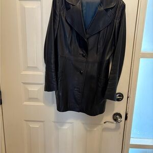 Classic Black Leather Jacket for Women